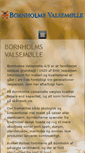 Mobile Screenshot of bornholms-valsemoelle.dk