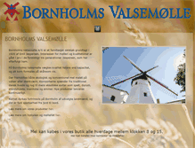 Tablet Screenshot of bornholms-valsemoelle.dk